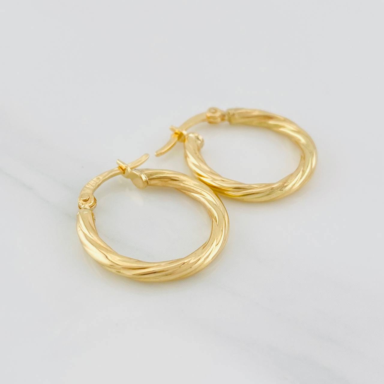 Candongas Mary 1.5g / 2cm Oro Amarillo 18K