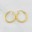 Candongas Mary 2.15g / 2.4cm Oro Amarillo 18K