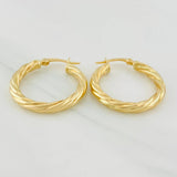 Candongas Mary 2.15g / 2.4cm Oro Amarillo 18K