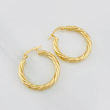 Candongas Mary 2.15g / 2.4cm Oro Amarillo 18K