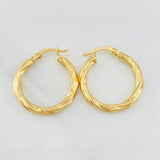 Candongas Mary 2.05g / 2.4cm Oro Amarillo 18K