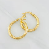 Candongas Mary 2.05g / 2.4cm Oro Amarillo 18K
