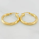 Candongas Mary 2.05g / 2.4cm Oro Amarillo 18K