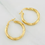 Candongas Mary 2.05g / 2.4cm Oro Amarillo 18K