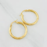 Candongas Mary 1.85g / 2.3cm Oro Amarillo 18K