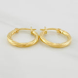 Candongas Mary 0.9g / 1.5cm Oro Amarillo 18K