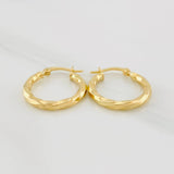 Candongas Kari 1.4g / 2cm Oro Amarillo 18K