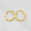 Candongas Kari 1.4g / 1.9cm Oro Amarillo 18K