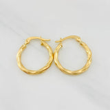 Candongas Kari 1.4g / 1.9cm Oro Amarillo 18K