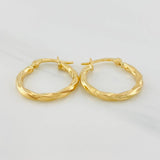 Candongas Kari 1.4g / 1.9cm Oro Amarillo 18K