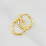 Candongas Kari 1.4g / 1.9cm Oro Amarillo 18K