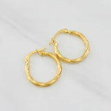 Candongas Kari 1.4g / 1.9cm Oro Amarillo 18K