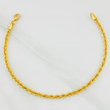 Pulso Lazo 2.15g / 17.9cm / 2.73mm Oro Amarillo 18K