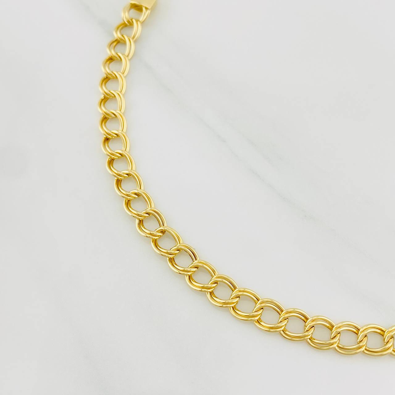 Pulso Rolo 2.5g / 19cm / 4.6mm Oro Amarillo 18K
