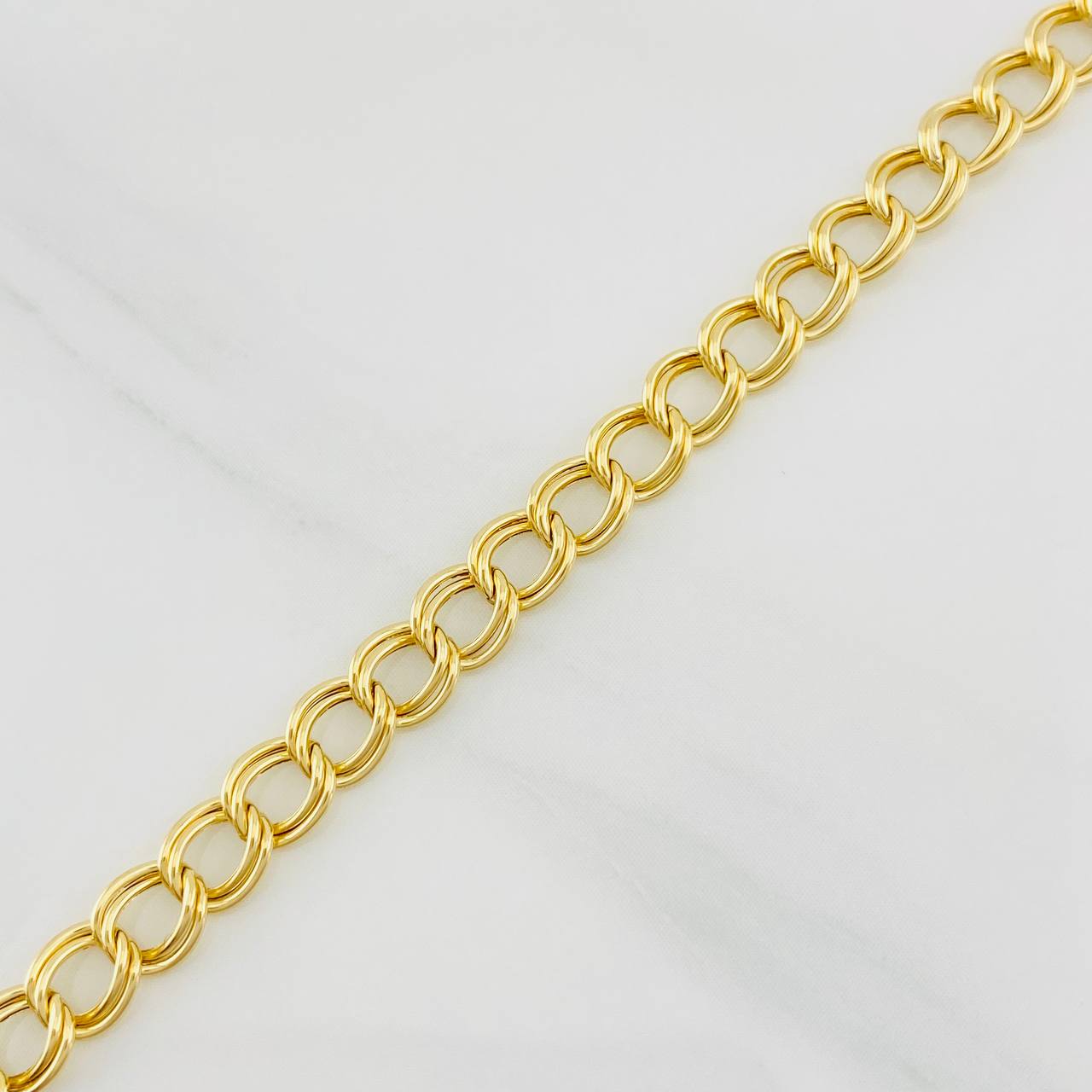 Pulso Rolo 2.5g / 18.6cm / 4.55mm Oro Amarillo 18K