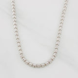 Cadena Ice 14.1g / 70cm / 2.4mm Oro Blanco 18K