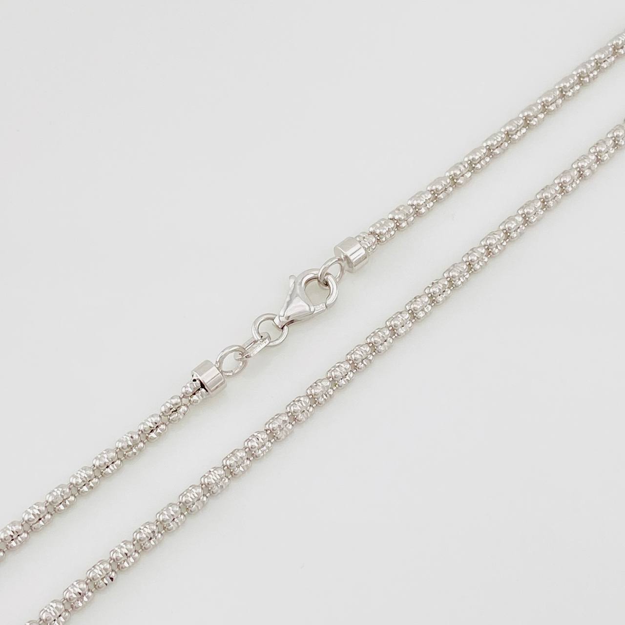 Cadena Ice 11.75g / 60cm / 2.42mm Oro Blanco 18K