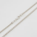 Cadena Ice 11.75g / 60cm / 2.45mm Oro Blanco 18K