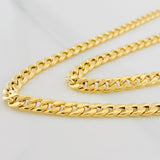 Cadena Cubana 4.15g / 50cm / 4.33mm Oro Amarillo 18K