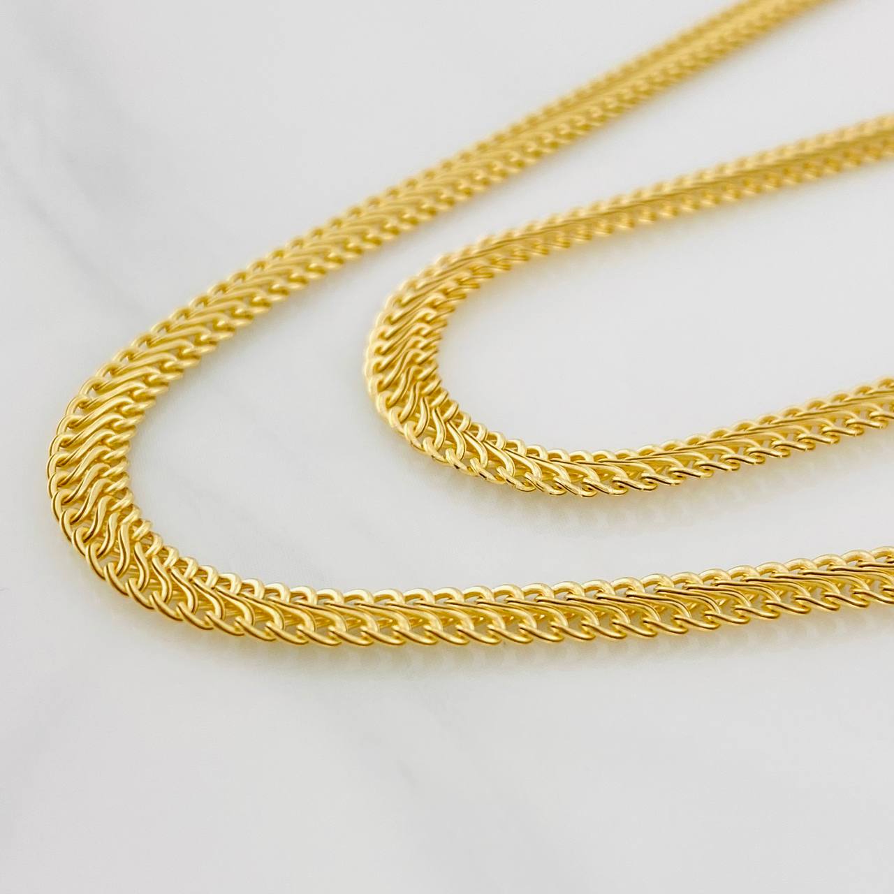 Cadena Sedusa 3.5g / 60cm / 3.15mm Oro Amarillo 18K