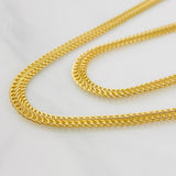 Cadena Sedusa 3.5g / 60cm / 3.15mm Oro Amarillo 18K