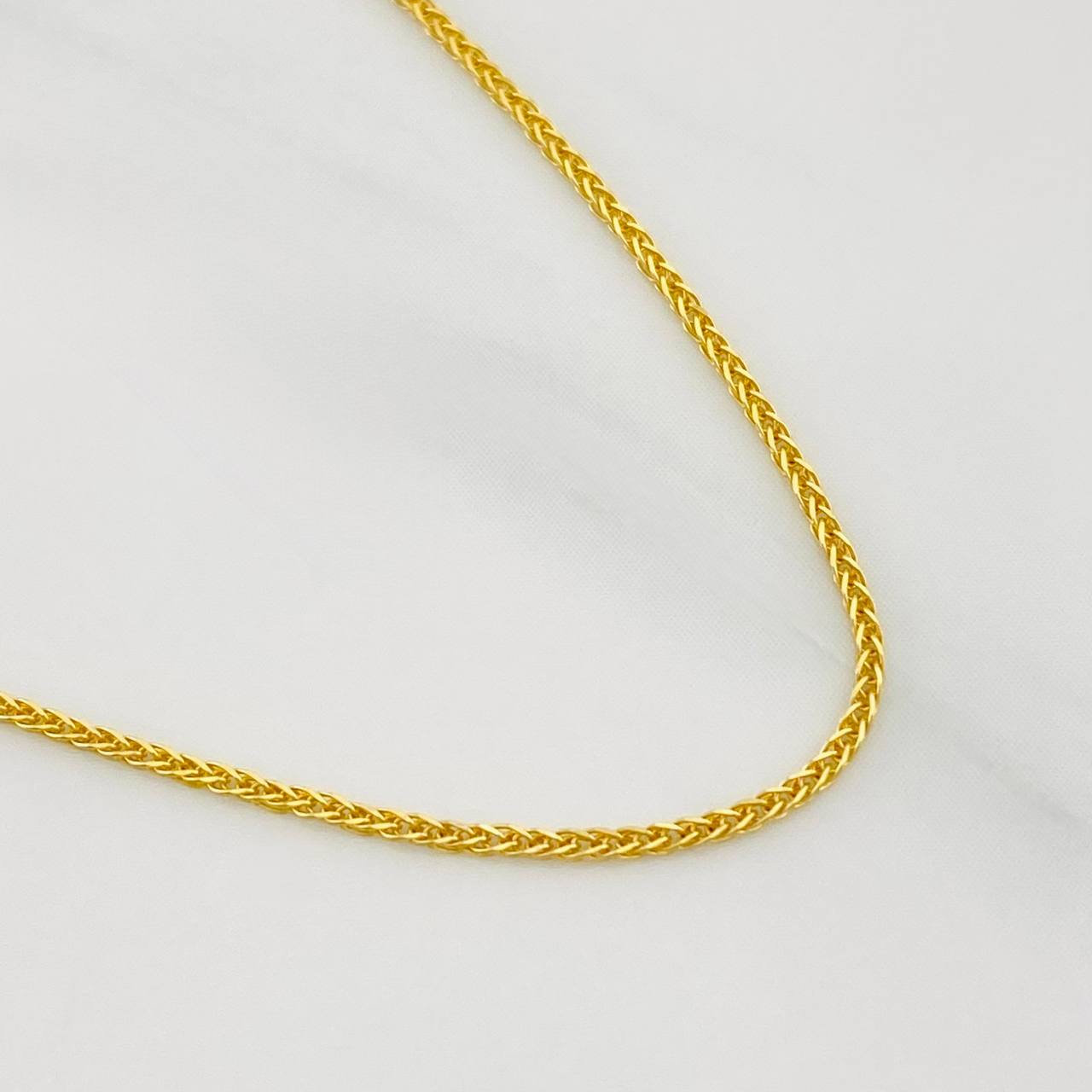 Cadena Franco 1.85g / 50cm / 0.74mm Oro Amarillo 18K