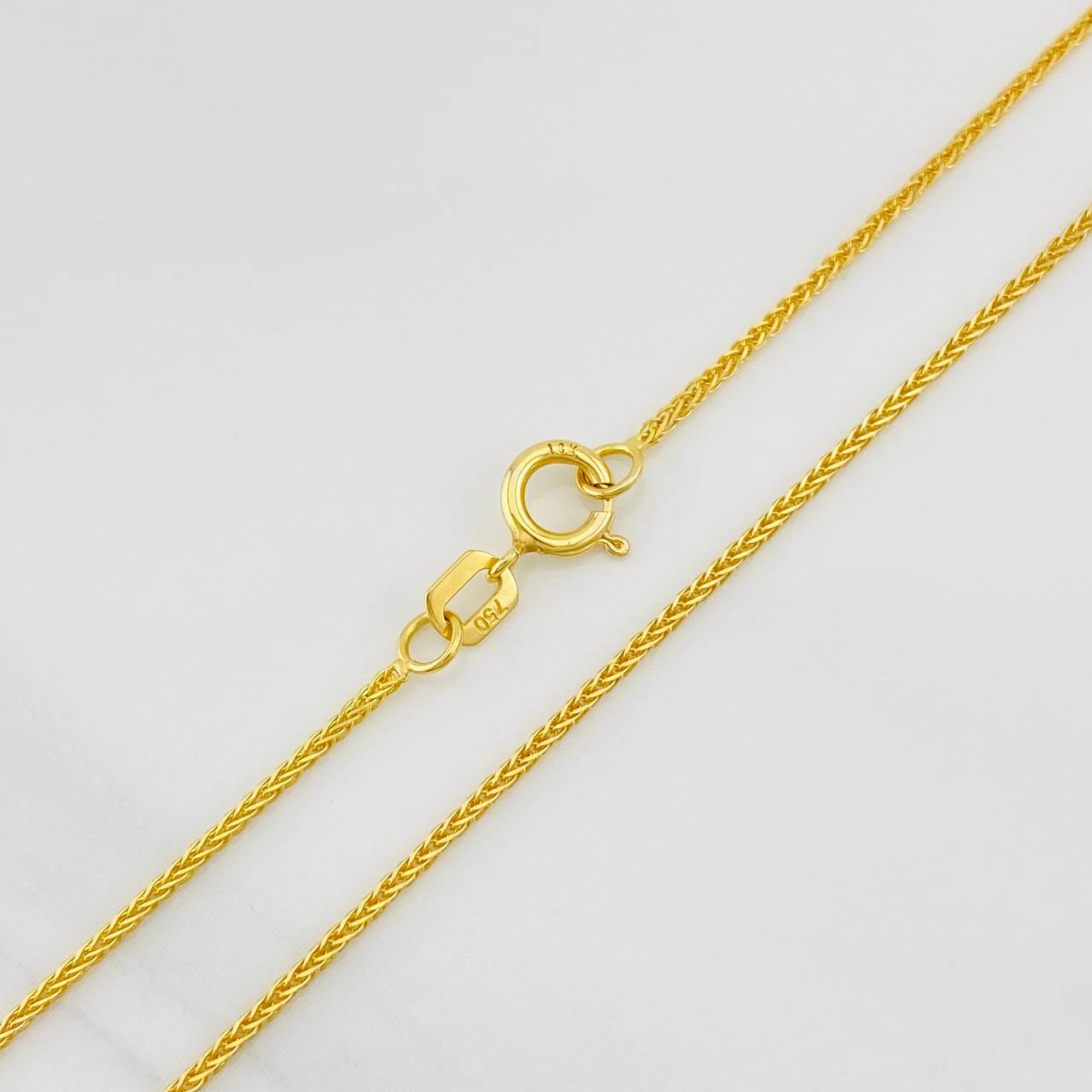 Cadena Franco 1.85g / 50cm / 0.74mm Oro Amarillo 18K