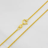 Cadena Franco 1.85g / 50cm / 0.74mm Oro Amarillo 18K