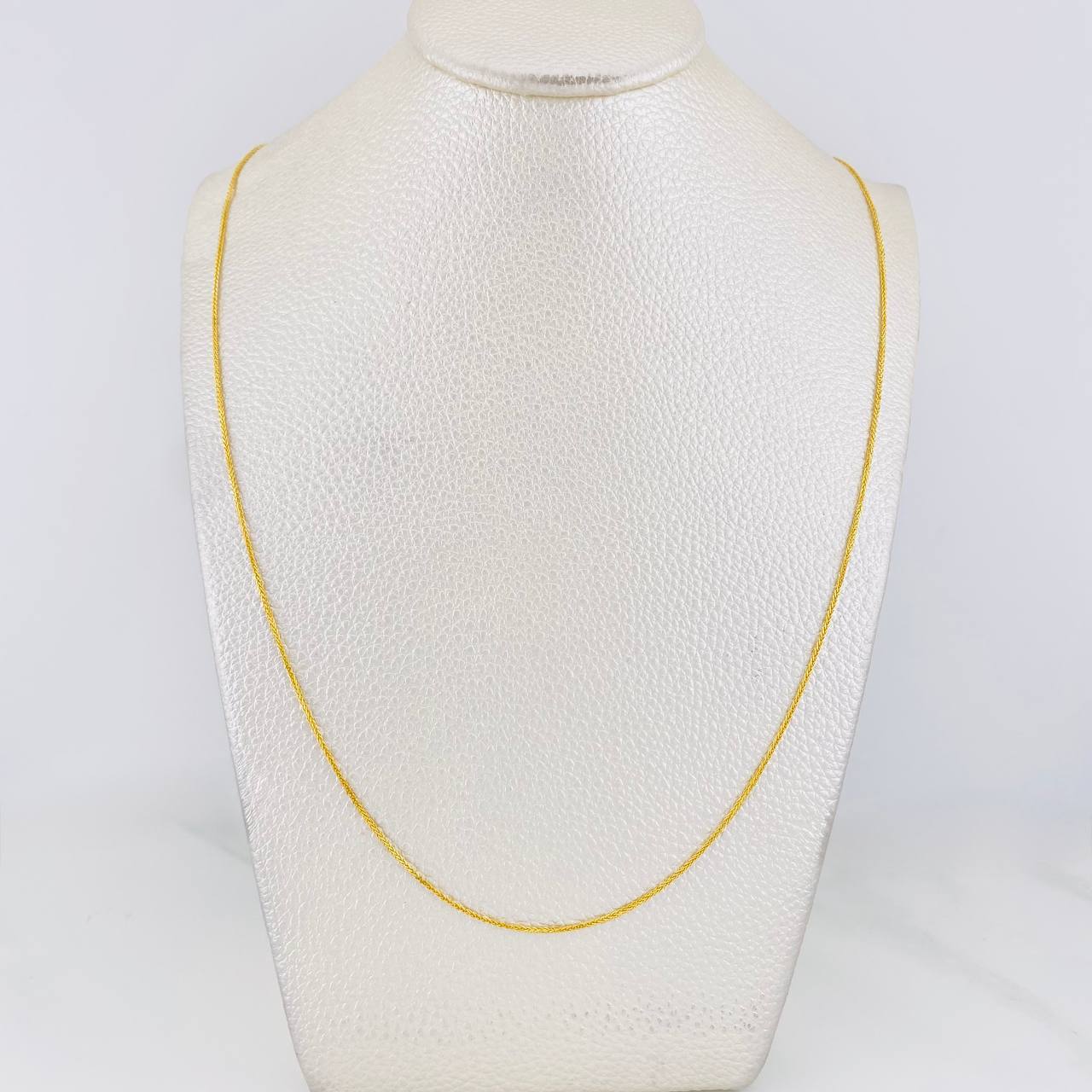 Cadena Franco 1.85g / 50cm / 0.74mm Oro Amarillo 18K