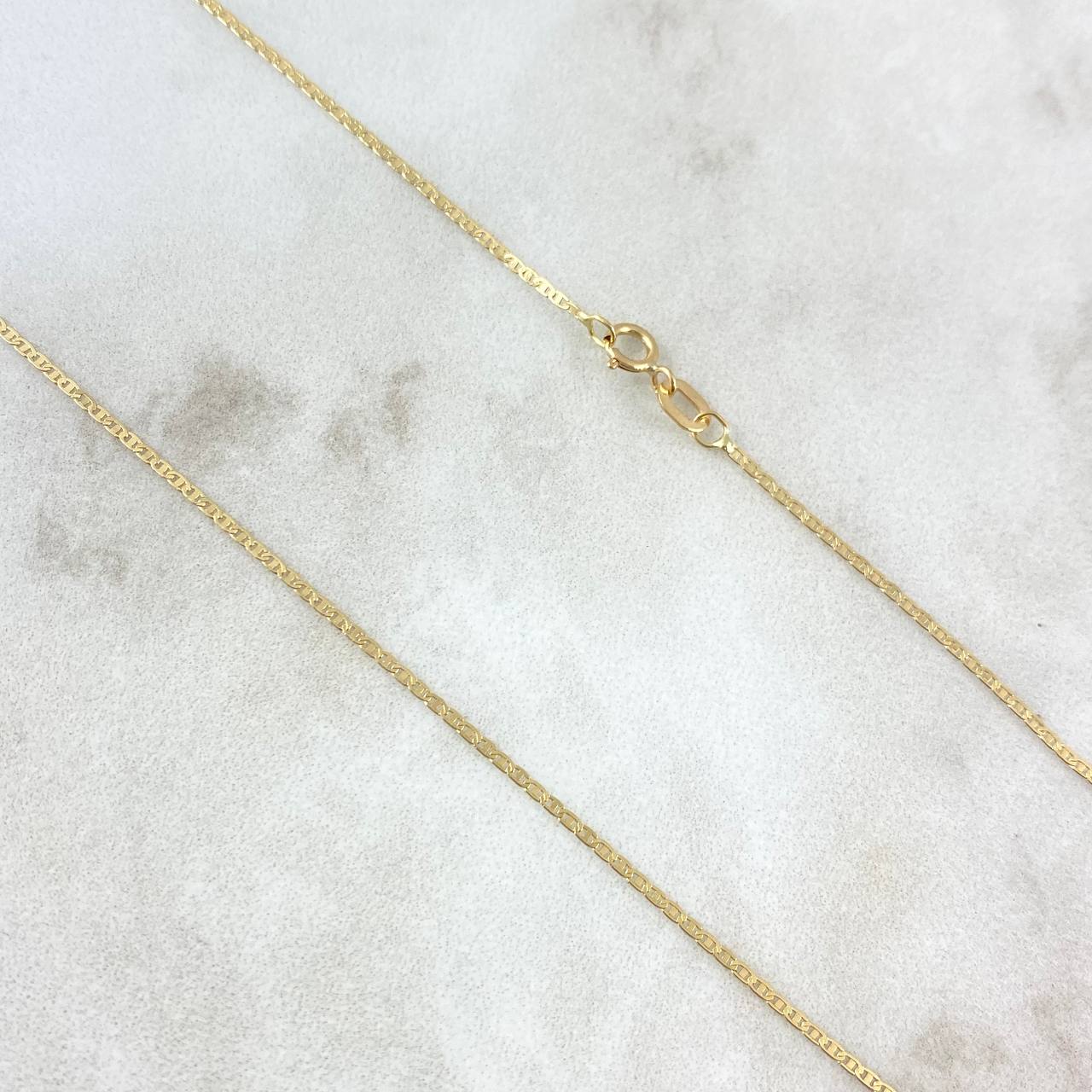 Cadena Escalera 1.35gr / 50cm / 1mm Oro Amarillo +3