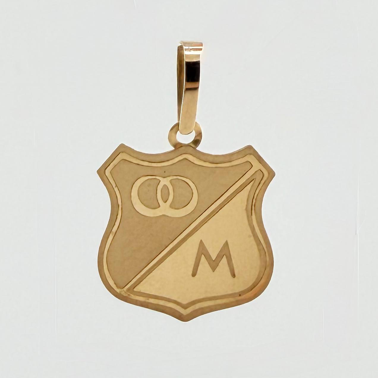 Dije Escudo Deportivo Millonarios  1.1gr / 2.8cm / Oro Amarillo 18K ©