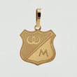 Dije Escudo Deportivo Millonarios  1.1gr / 2.8cm / Oro Amarillo 18K ©