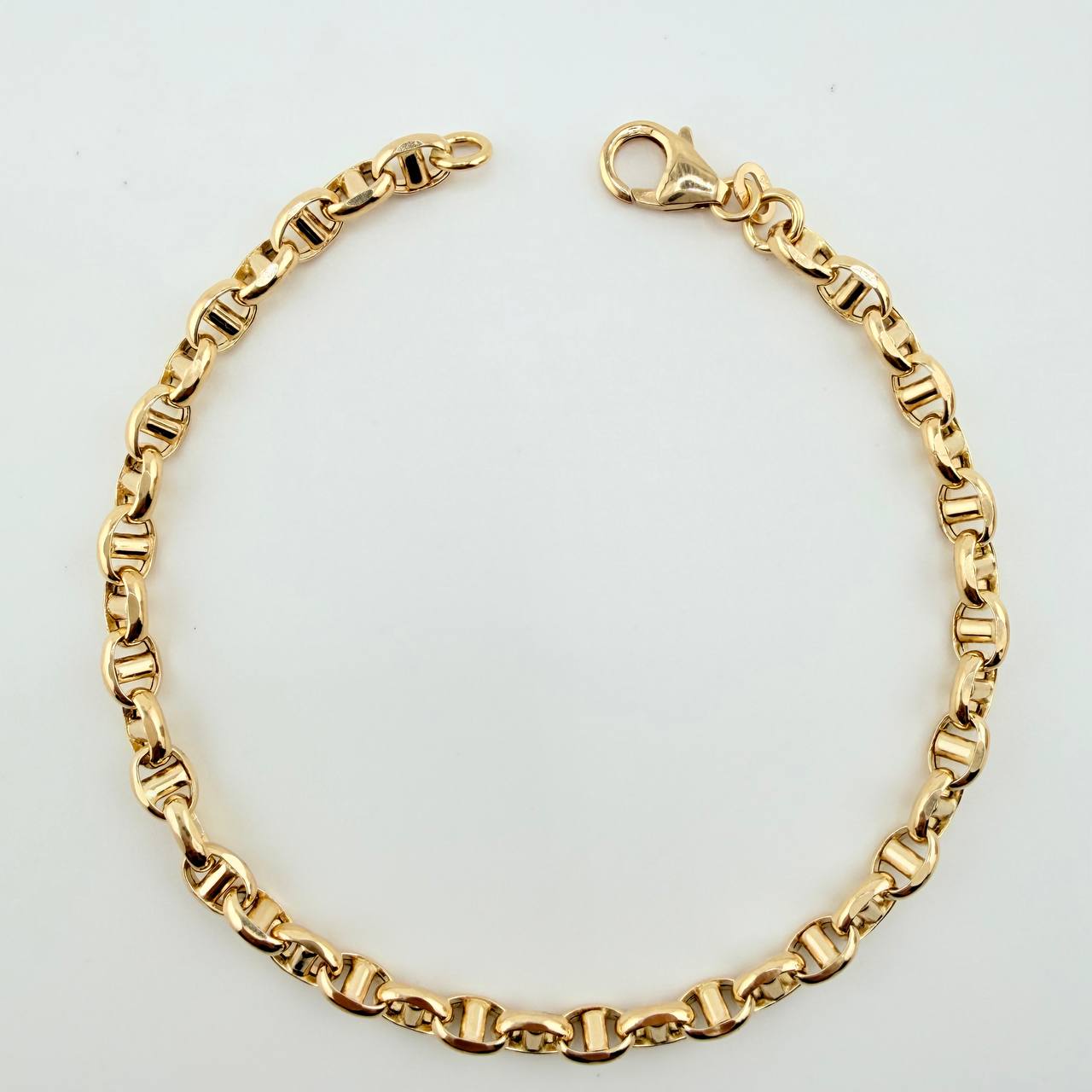 Pulso Marinero 5.3gr / 20cm / 4.4mm +3 Oro Amarillo 18K *