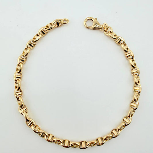 Pulso Marinero 5.3gr / 20cm / 4.4mm +3 Oro Amarillo 18K *