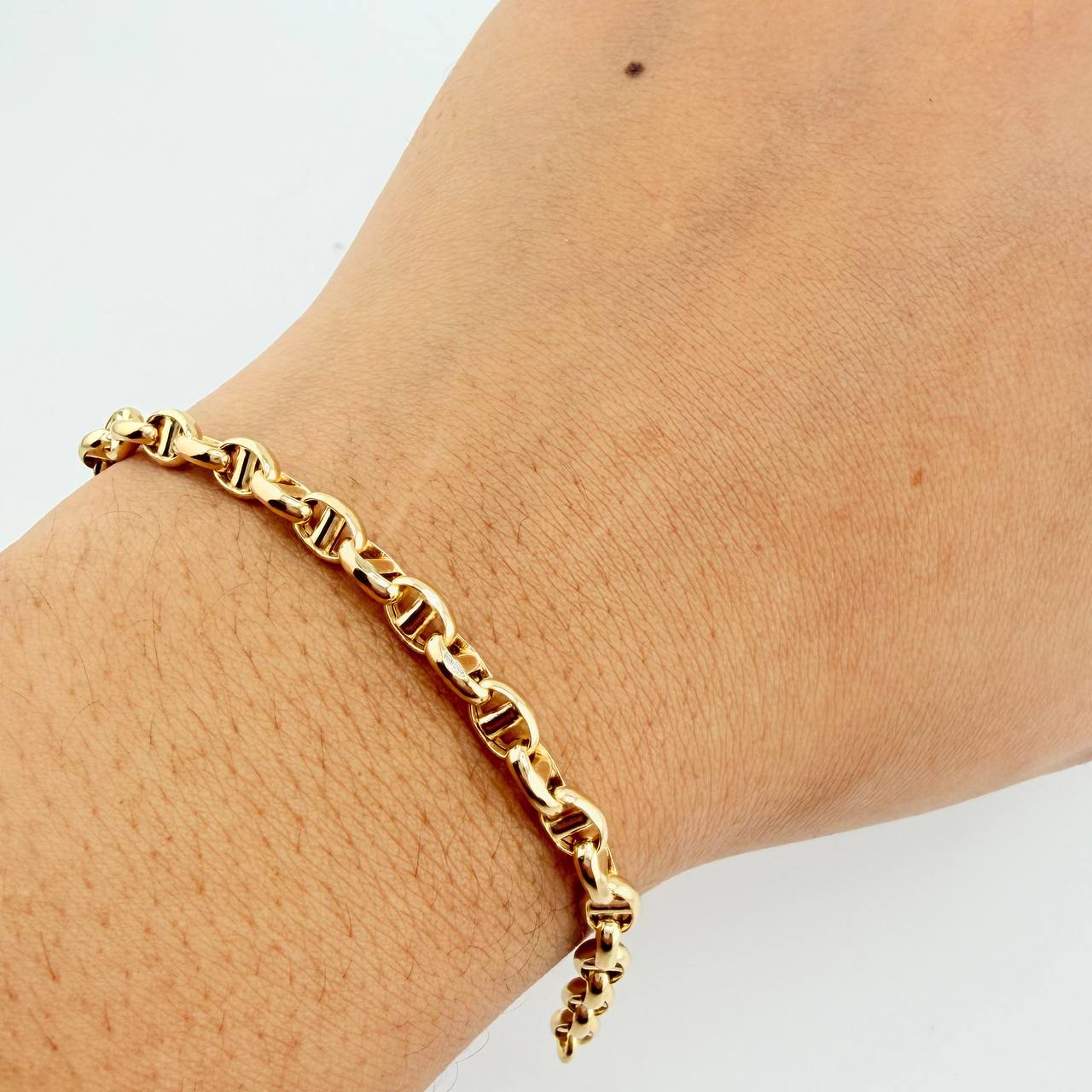 Pulso Marinero 5.3gr / 20cm / 4.4mm +3 Oro Amarillo 18K *