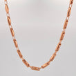 Cadena Rustica Barril Rombo 13.8gr / 64cm / 3.65mm Oro Rosa 18K