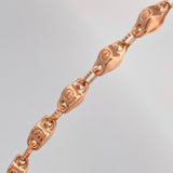 Cadena Rustica Tornillo 15.95gr / 63.5cm / 4.5mm Oro Rosa 18K $