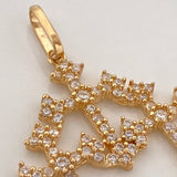 Dije Tres Cruces 1.5gr / 2.5cm / Oro Amarillo 18K %