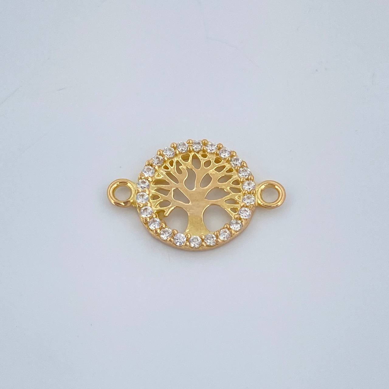 Herraje Arbol De La Vida 0.6gr / 1.4cm / Oro Amarillo 18K %
