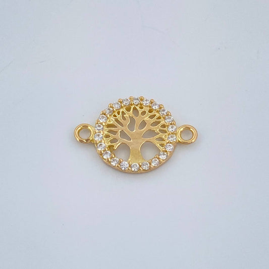 Herraje Arbol De La Vida 0.6gr / 1.4cm / Oro Amarillo 18K %