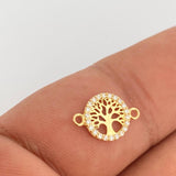 Herraje Arbol De La Vida 0.6gr / 1.4cm / Oro Amarillo 18K %