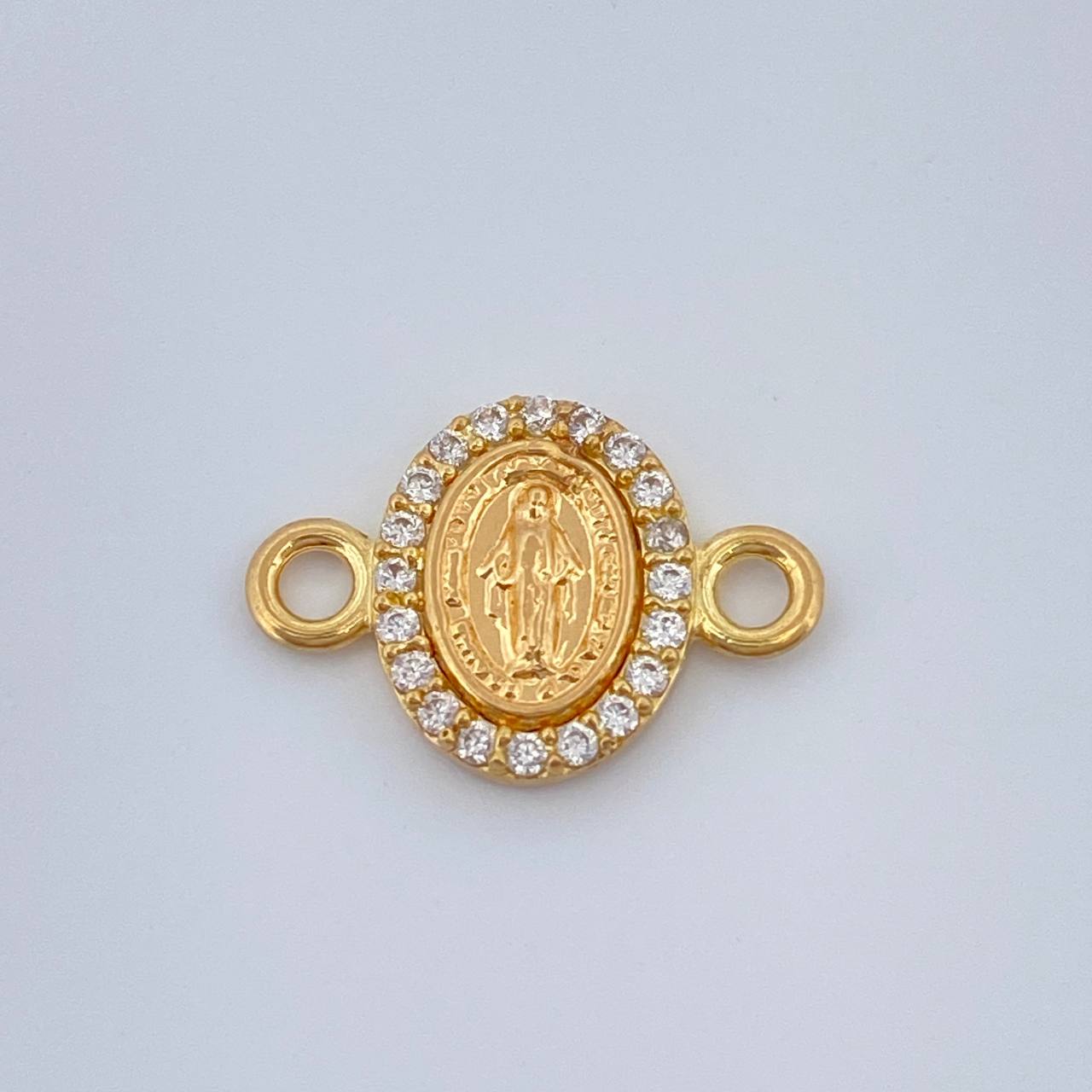 Herraje Virgen Milagrosa 0.75gr / 1.4cm / Oro Amarillo 18K %