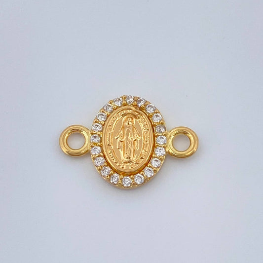 Herraje Virgen Milagrosa 0.65gr / 1.4cm / Oro Amarillo 18K %