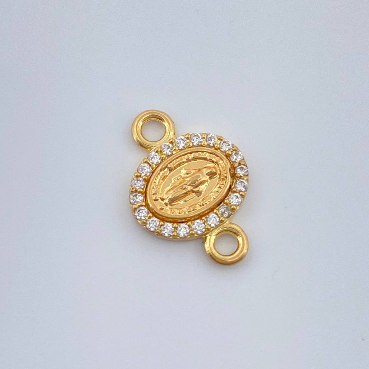 Herraje Virgen Milagrosa 0.75gr / 1.4cm / Oro Amarillo 18K %