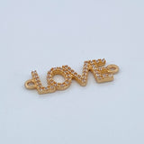 Herraje Love 1.4gr / 2.4cm / Oro Amarillo 18K %