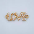 Herraje Love 1.4gr / 2.4cm / Oro Amarillo 18K %