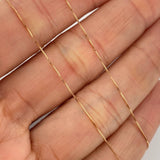 Set Cadena y Dije Veneciana + Dije Sol Esmeralda 1.25gr / 45cm / 0.4mm Oro Amarillo 18K (joya)%