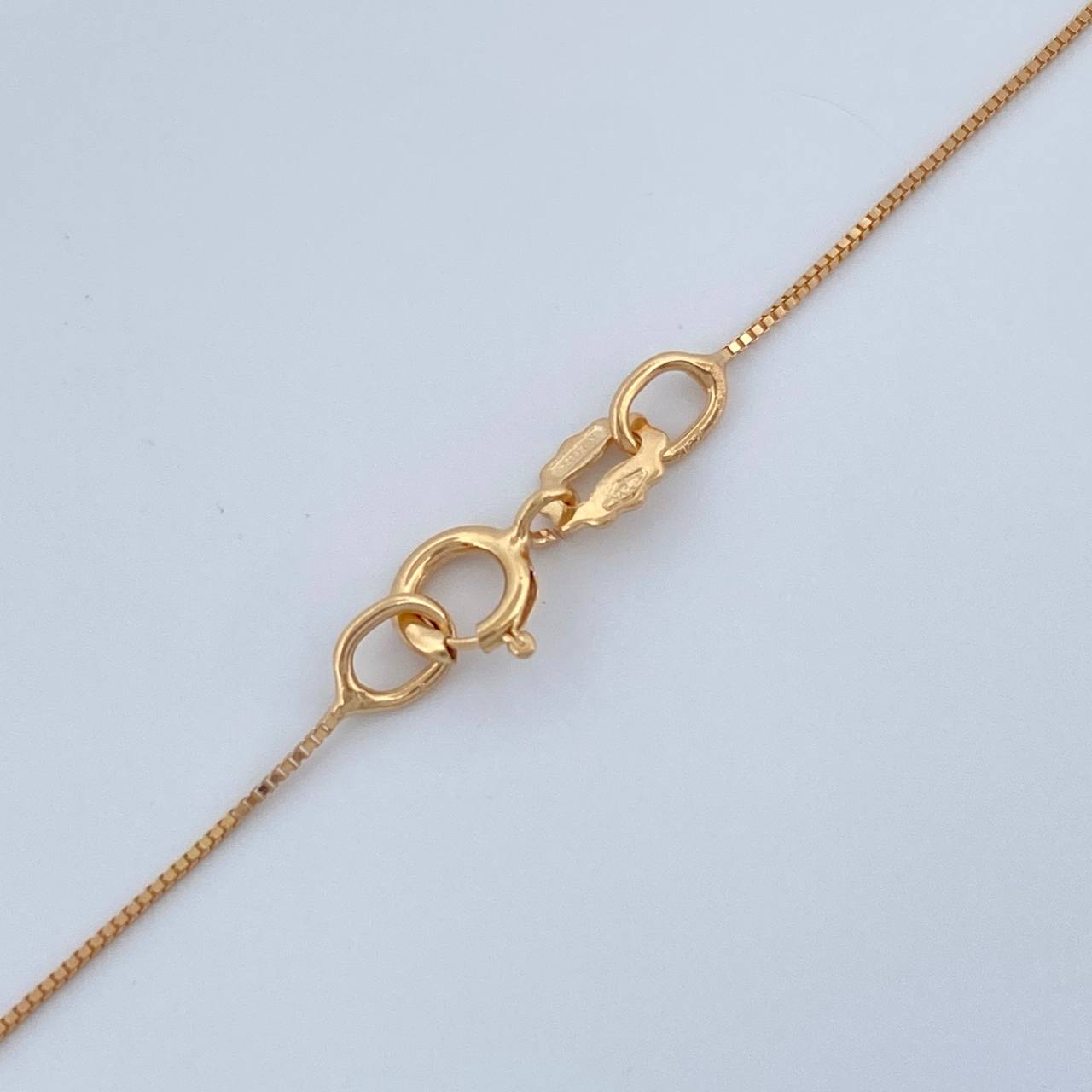 Set Cadena y Dije Veneciana + Dije Sol Esmeralda 1.3gr / 45cm / 0.4mm Oro Amarillo 18K (joya) %
