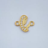 Herraje Virgen Maria 0.4gr / 1cm / Oro Amarillo 18K %