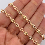Cadena GC 12.7gr / 62cm / 4.55mm Tres Oros 18K %